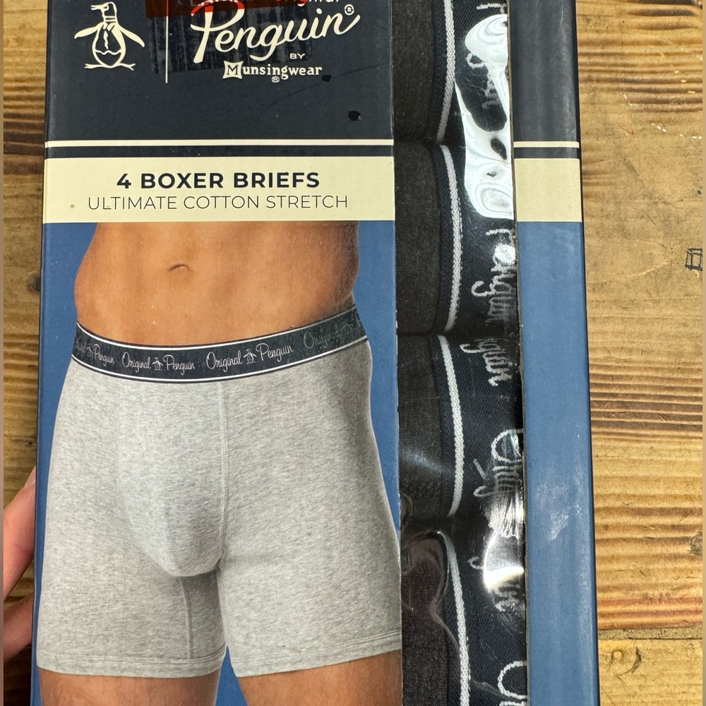 PENGUIN COTTON STRETCH | 4 BOXER Small